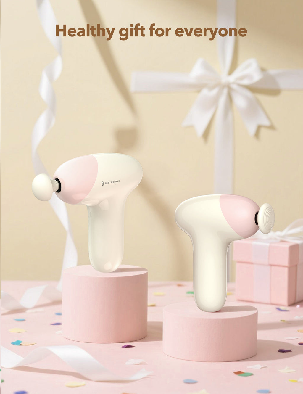TaoTronics TT-PCA007 Mini Massage Gun, Portable Full Body Massager for Everyday Muscle Relief