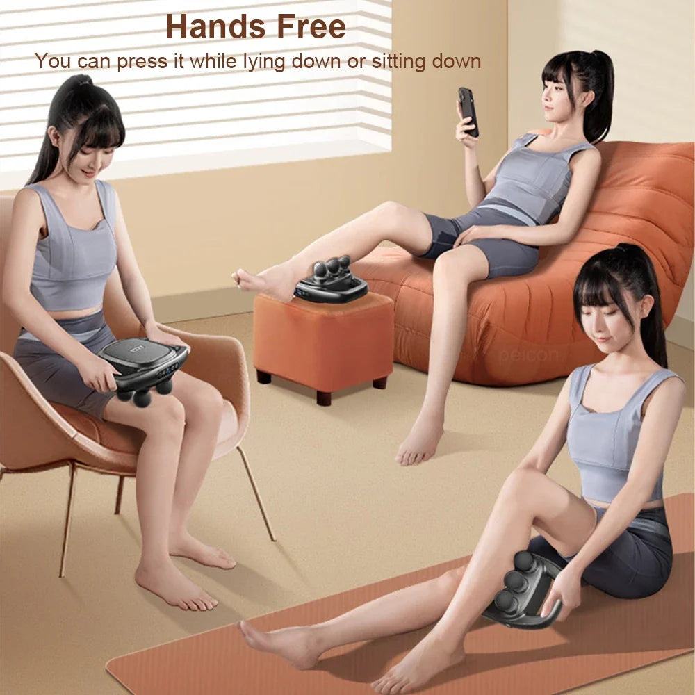 Professional Fascia Massage Gun – 16 Heads, Deep Tissue Relief